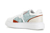 SNEAKERS IN TESSUTO E PELLE