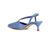 SCARPE IN PELLE SCAMOSCIATA ASIMMETRICHE CON ACCESSORIO