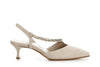 SCARPE IN PELLE SCAMOSCIATA ASIMMETRICHE CON ACCESSORIO