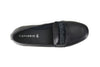 MOCASSINO IN PELLE CON PASSANTE IN MICROSTRASS