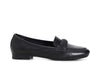MOCASSINO IN PELLE CON PASSANTE IN MICROSTRASS