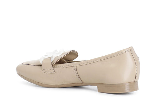 MOCASSINO IN PELLE CON CATENA