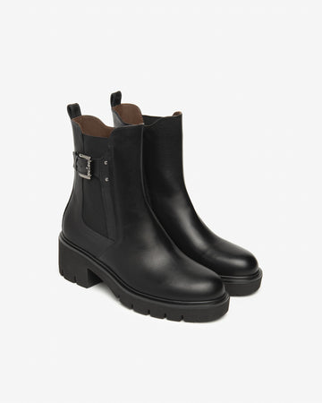 Nero Giardini stivaletti Chelsea donna in pelle nero I514814D100