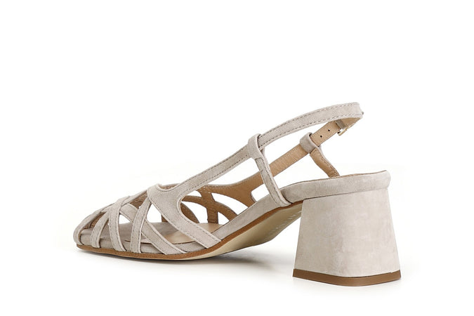 SANDALO GABBIA IN CAMOSCIO