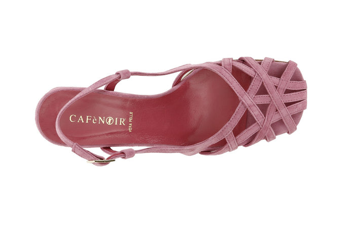 SANDALO GABBIA IN CAMOSCIO