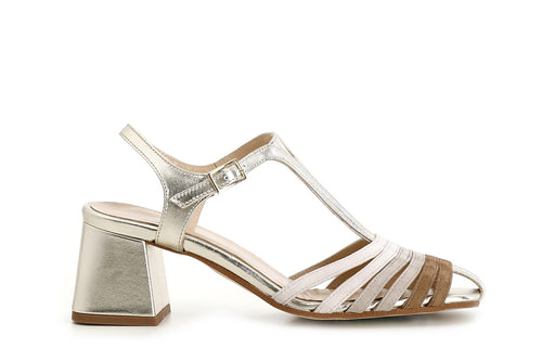 SANDALO GABBIA CON GILDA MULTICOLOR