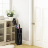 Porta Ombrelli Decorato 49cm Metallo Verniciato Bianco Interno Esterno con Accessori