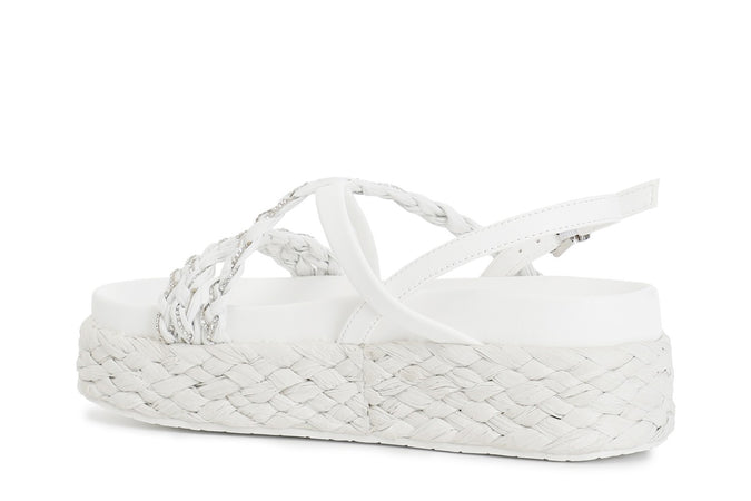 SANDALO ASIMMETRICO CON STRASS
