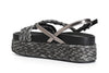 SANDALO ASIMMETRICO CON STRASS