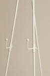 Biscottini Portaquadro in ferro battuto finitura bianca anticata L53xPR96xH150 cm Elegante