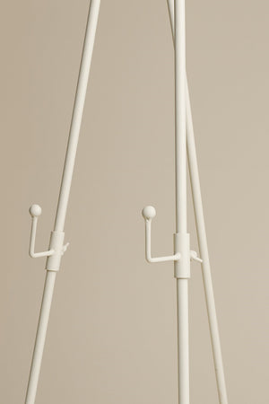 Biscottini Portaquadro in ferro battuto finitura bianca anticata L53xPR96xH150 cm Elegante