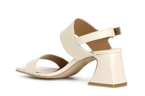 SANDALO DUE FASCE IN PELLE