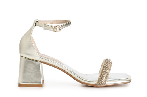 SANDALO FRATE CON STRASS CHIUSO DIETRO