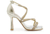 SANDALO DOPPIO INCROCIO CON STRASS