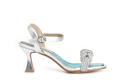 SANDALO DOPPIO NODO CON STRASS