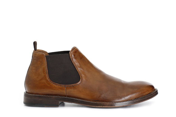 TRONCHETTO CON ELASTICI IN PELLE