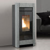 Thermorossi Termostufa a Pellet Essenza Idra 14 Stone 13,7 kW Con Rivestimento In Pietra Ollare