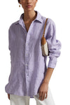 Ralph Lauren Camicie Lilla/bianco da donna