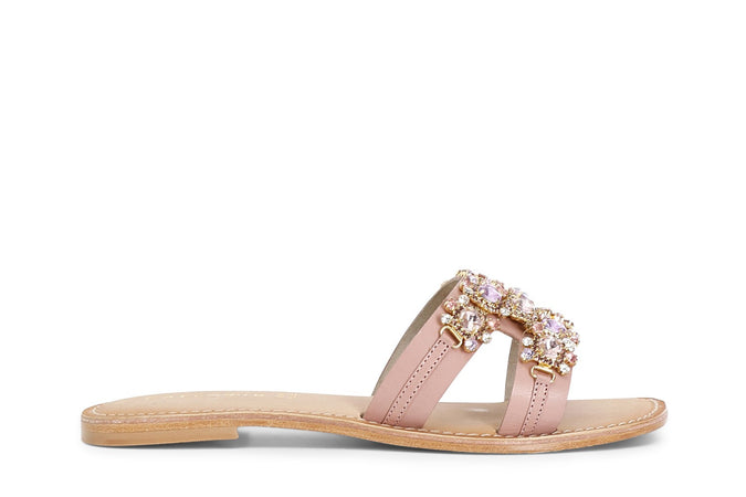 CIABATTA GIOIELLO IN PELLE