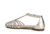 SANDALO IN PELLE CON MIGNON STRASS