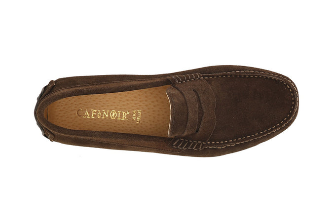 MOCASSINO IN PELLE SCAMOSCIATA