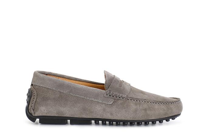 MOCASSINO IN PELLE SCAMOSCIATA