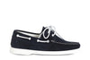 SCARPE BARCA IN PELLE SCAMOSCIATA