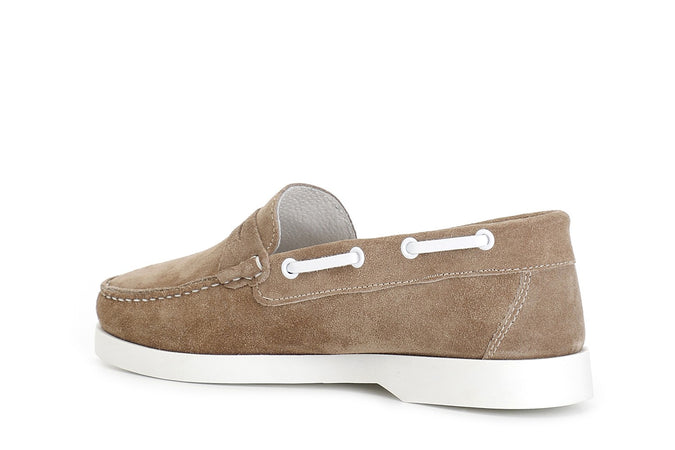 MOCASSINO IN PELLE SCAMOSCIATA