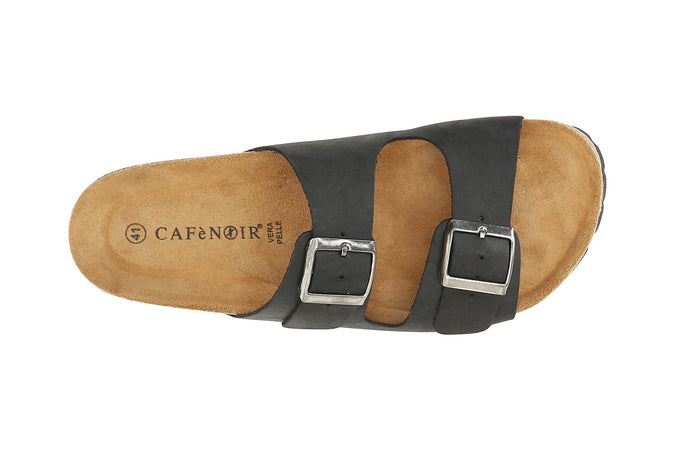 CIABATTA 2 FASCE IN PELLE