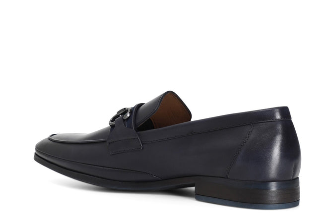 MOCASSINO IN PELLE CON MORSETTO