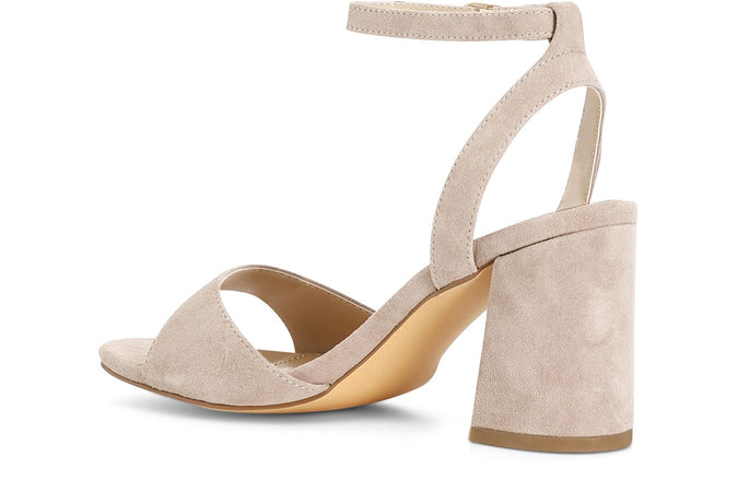 SANDALO IN PELLE SCAMOSCIATA CON LACCIOALLA CAVIGLIA