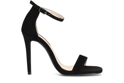 SANDALO IN PELLE SCAMOSCIATA CON TOPPONE