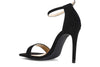 SANDALO IN PELLE SCAMOSCIATA CON TOPPONE