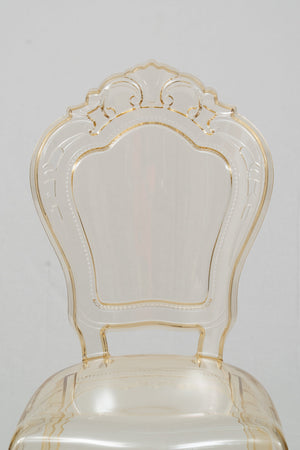 Biscottini Biscottini Sedia da Pranzo Policarbonato Design Bistrot Vintage 53x50x97,5 per