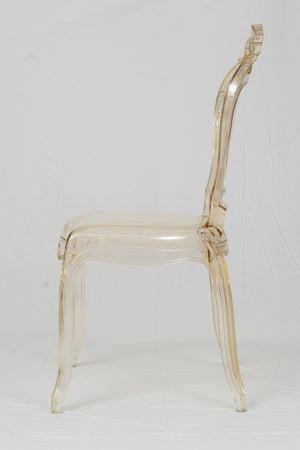 Biscottini Biscottini Sedia da Pranzo Policarbonato Design Bistrot Vintage 53x50x97,5 per