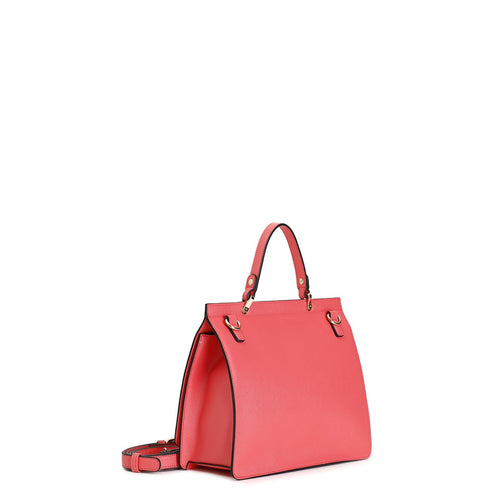 CARTELLA CON ACCESSORIO CHIUSURA E PICCOLA BUSTINA PENDENTE