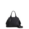 BAULETTO CON INTRECCIO IRREGOLARE E ACCESSORIO CN PENDENTE