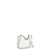 MINIBAG CON TRAPUNTATURA QUADRATA E BORCHIE A PIRAMIDE