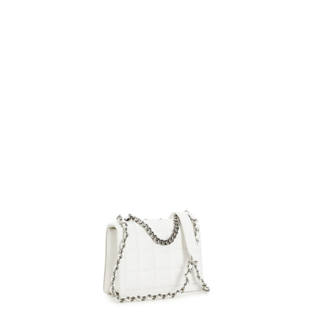 MINIBAG CON TRAPUNTATURA QUADRATA E BORCHIE A PIRAMIDE