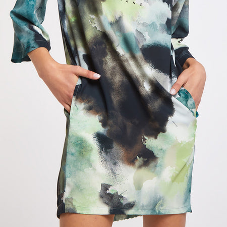 MINI ABITO JERSEY STAMPATO