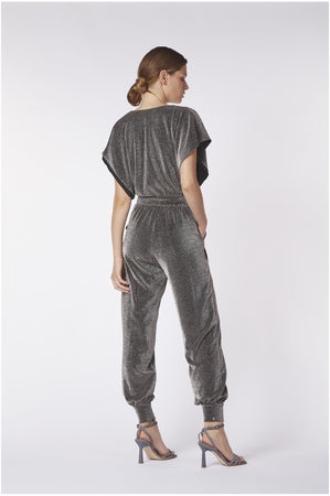 TUTA MANICHE AMPIE TESSUTO LUREX