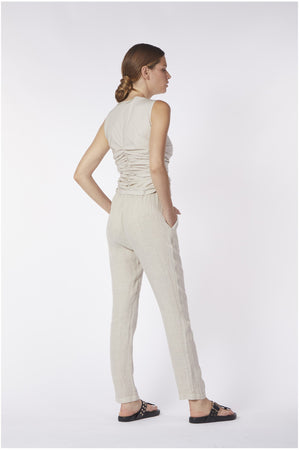 TOP CON INCRESPATURA AI FIANCHI