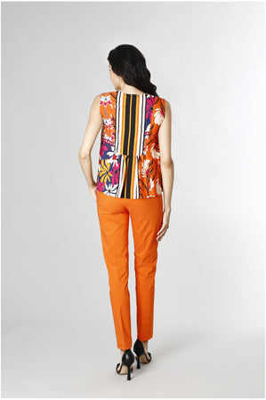 BLUSA SMANICATA STAMPA