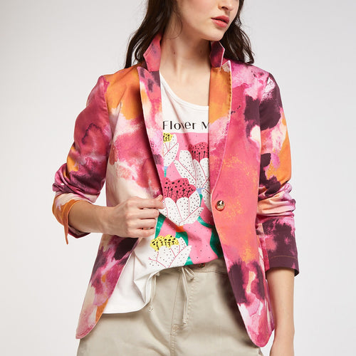 GIACCA MONOPETTO STAMPATA