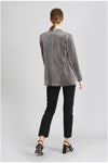 GIACCA COLLO SCIALLATO TESSUTO LUREX