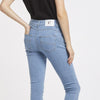 PANTALONE SKINNY CON ABRASIONI ALL'ORLO