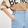 DENIM COCOON CON PLACCHETTE