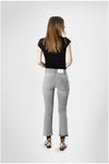 DENIM CROPPED FLARE