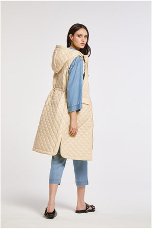 GILET IMBOTTITO E TRAPUNTATO