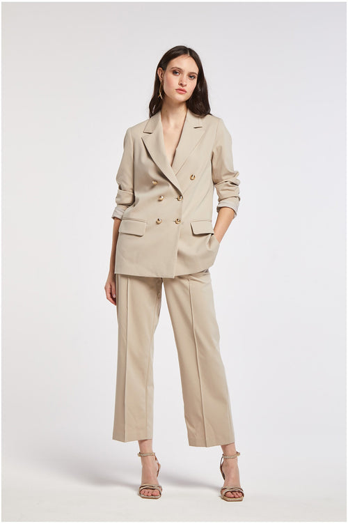 PANTALONE PALAZZO ELASTICIZZATO